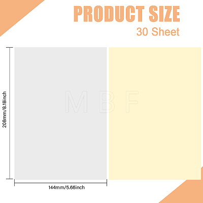 A5 Paper Double Sided Adhesive Sticker AJEW-WH0419-27A-1