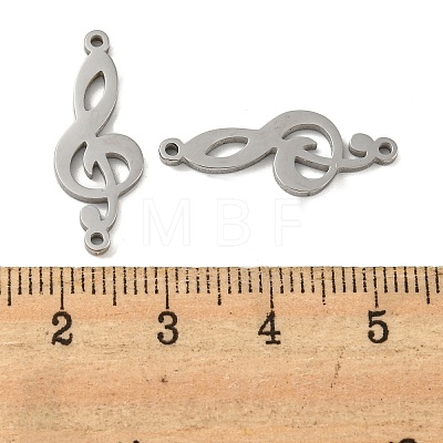 304 Stainless Steel Connector Charms STAS-L022-229P-1