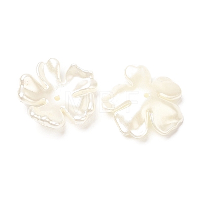 ABS Plastic Imitation Pearl Bead Caps OACR-A020-02-1