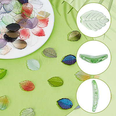 70Pcs Electroplate Transparent Glass Beads EGLA-PA0001-46-1