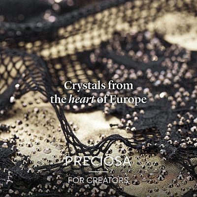 Preciosa® Crystal Hotfix Flatback Stones Y-PRC-HSS6-21110-200-1