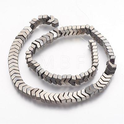 Non-magnetic Synthetic Hematite Beads Strands G-P218-13-02-1