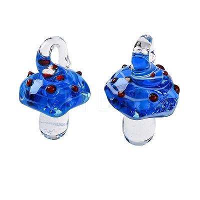 Handmade Lampwork Pendants LAMP-M02-01W-1