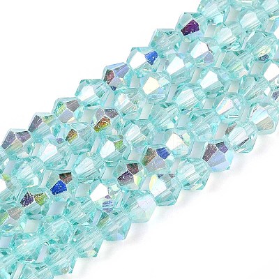 Transparent Glass Beads Strands EGLA-N021-4mm-02-1