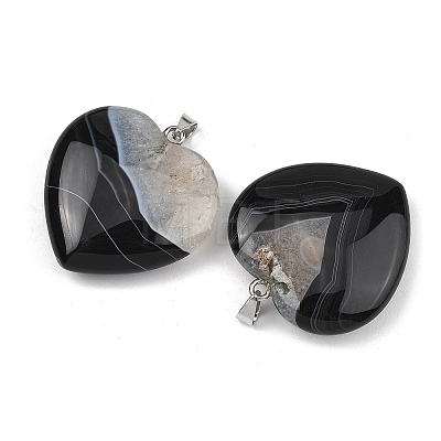 Natural Agate Pendants GG-K002-12A-12-1