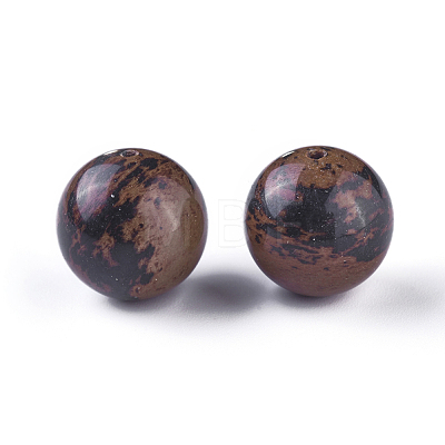 Natural Mahogany Obsidian Beads G-G790-11-1