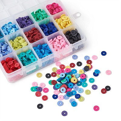 Handmade Polymer Clay Beads DIY-X0293-74B-1