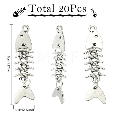 20Pcs Tibetan Style Alloy Pendants FIND-YW0008-05-1