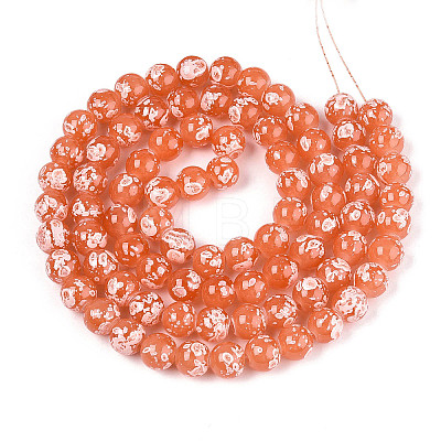 Baking Paint Glass Beads X1-DGLA-N015-10mm-04-1