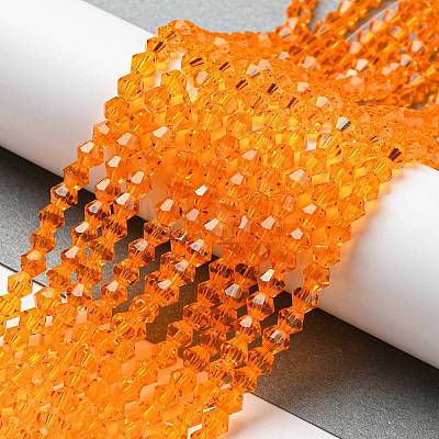Transparent Glass Beads Strands GLAA-F029-3mm-23-1