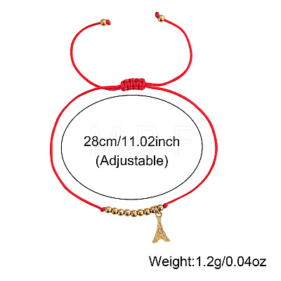 Adjustable 304 Stainless Steel Charm Bracelets LX8030-1