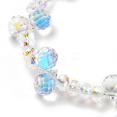 Glass & Iron Beads Mobile Straps AJEW-H153-03B-02-1