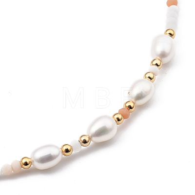 Beaded Necklaces NJEW-JN03075-04-1