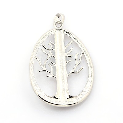 Vintage Chakra Jewelry Brass Gemstone Pendants G-I114-08-1