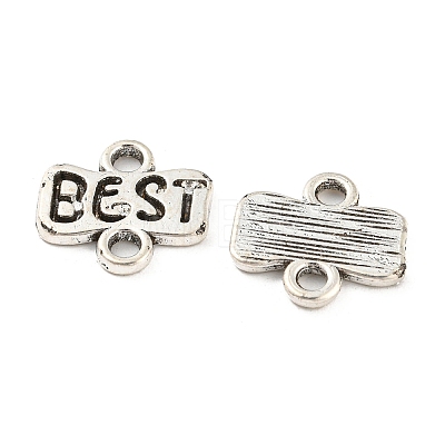 Tibetan Style Alloy Connector Charms TIBE-P001-56AS-1