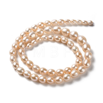 Natural Cultured Freshwater Pearl Beads Strands PEAR-E018-83-1
