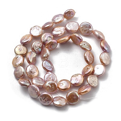 Natural Baroque Keshi Pearl Beads Strands PEAR-P064-08F-05F-1