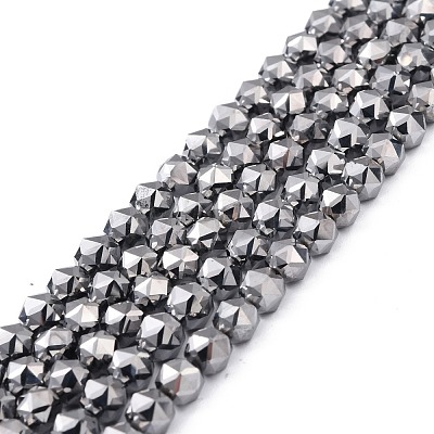 Terahertz Stone Beads Strands G-D461-17D-1