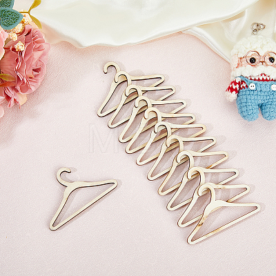 Wood Doll Clothes Hangers DOLL-WH0004-03A-1