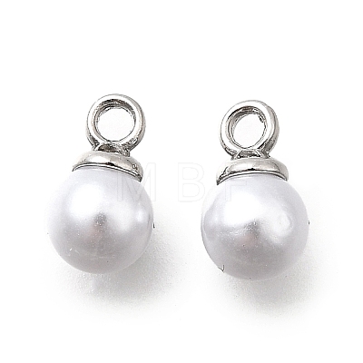 ABS Plastic Imitation Pearl Pendants FIND-H052-01B-04P-1