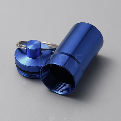 Outdoor Portable Aluminium Alloy Small Pill Case KEYC-WH0029-92G-1