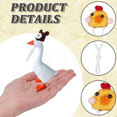 8Pcs 8 Styles Polyester Doll Hat DIY-SC0033-54D-1