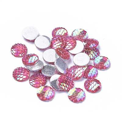 Resin Cabochons CRES-Q191-HA023-6-1