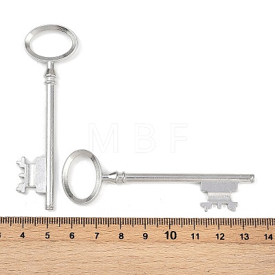 Tibetan Style Alloy Skeleton Key Large Pendants LS-TIBEP-S105-P-RS-1