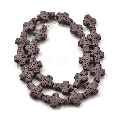 Natural Lava Rock Beads Strands G-L498-E01-01B-1