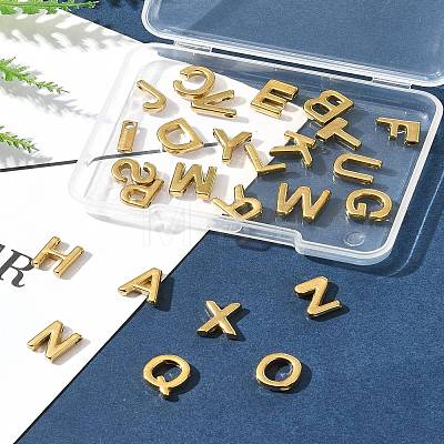 26Pcs 26 Styles 304 Stainless Steel Charms STAS-FS0001-77-1