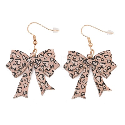 Teachers' Day Acrylic Dangle Earrings EJEW-I325-01G-01-1