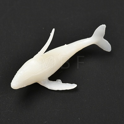 Whale Shaped Plastic Decorations DIY-F066-16-1