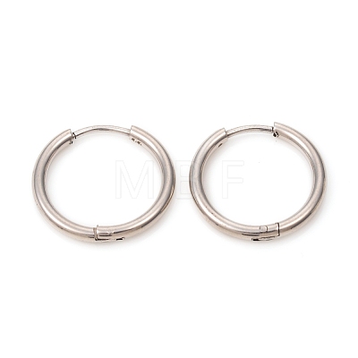 201 Stainless Steel Huggie Hoop Earrings EJEW-L250-01J-P-1