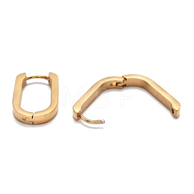 304 Stainless Steel Huggie Hoop Earrings STAS-H156-11C-G-1