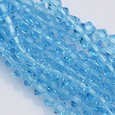Bicone Glass Beads Strands EGLA-P016-3mm-02-1
