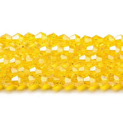 Transparent Electroplate Glass Beads Strands EGLA-A039-T2mm-A22-1
