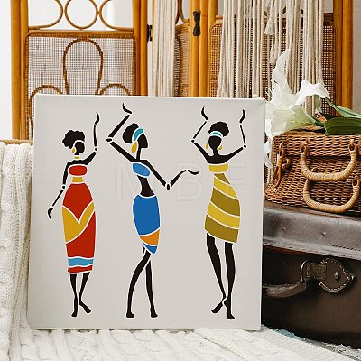 Plastic Reusable Drawing Painting Stencils Templates DIY-WH0172-379-1