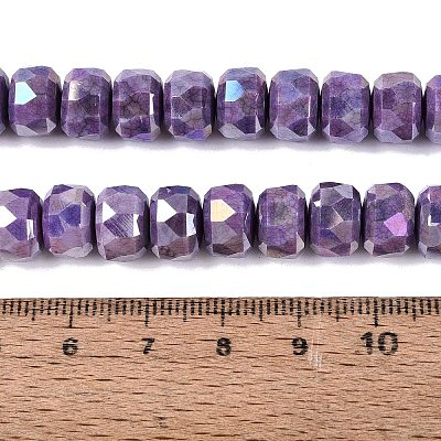 Anti-Tarnish Electroplate Glass Beads Strands GLAA-T025-10mm-11O-1