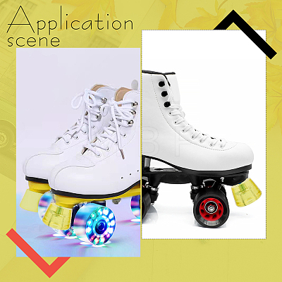Gorgecraft Roller Skate Toe Stops AJEW-GF0004-34A-1