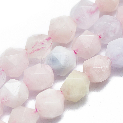 Natural Morganite Beads Strands G-K303-B03-10mm-1