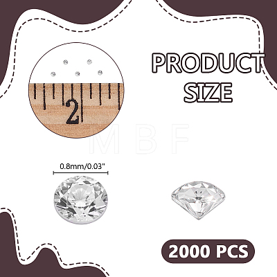 Cubic Zirconia Cabochons ZIRC-HY0001-20C-1
