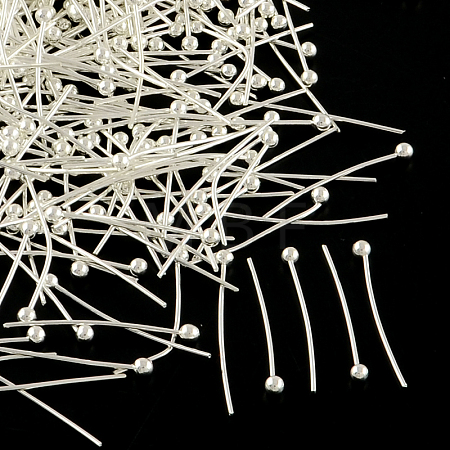 Brass Ball Head Pins KK-R020-08S-1