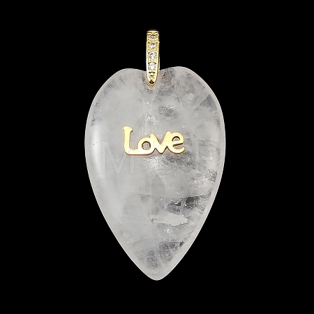Natural Quartz Crystal Pendants G-G470-03G-10-1
