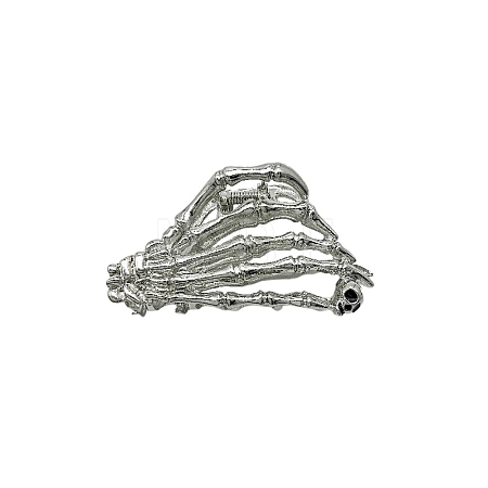 Alloy Hair Clips SKUL-PW0004-01-1