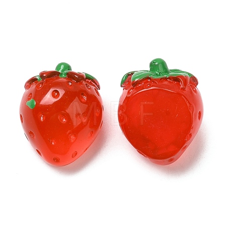 Semi-stereoscopic Transparent Resin Cabochons RESI-G072-01C-1