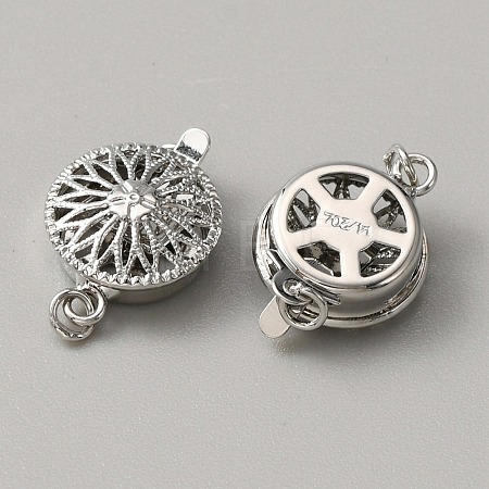 Brass Box Clasps KK-WH0079-16B-P-1