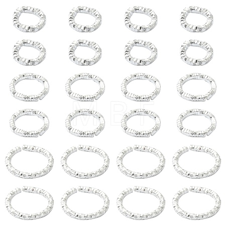 90Pcs 3 Styles Iron Open Jump Rings IFIN-YW0003-36-1