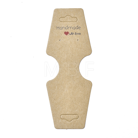 Cardboard Fold Over Paper Display Hanging Cards CDIS-E007-14-1
