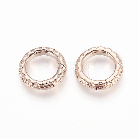 304 Stainless Steel Spring Gate Rings STAS-P217-13RG-03-1