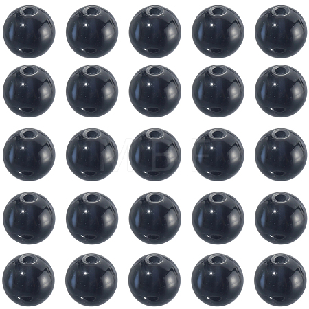 120Pcs Natural Black Onyx Beads G-PA0001-06A-1